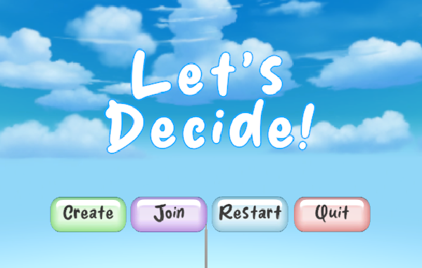 Main Menu Screen